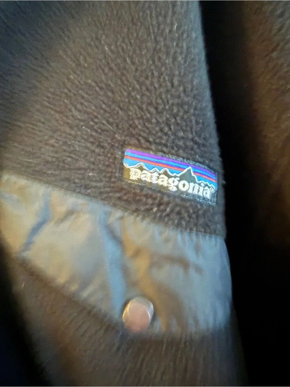 Patagonia Synchilla Snap-T Fleece Pullover Black Men’s Large Made in USA XL